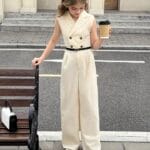 Rosaline Belted suit