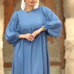 Plain linen dress