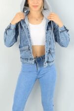 ⁦جاكيت هودي قصير⁩ - الصورة ⁦6⁩